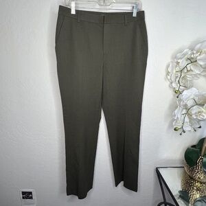 LAUREN RALPH LAUREN Sz 8 P Petite Boot Cut Women's Career Green Slack Pants